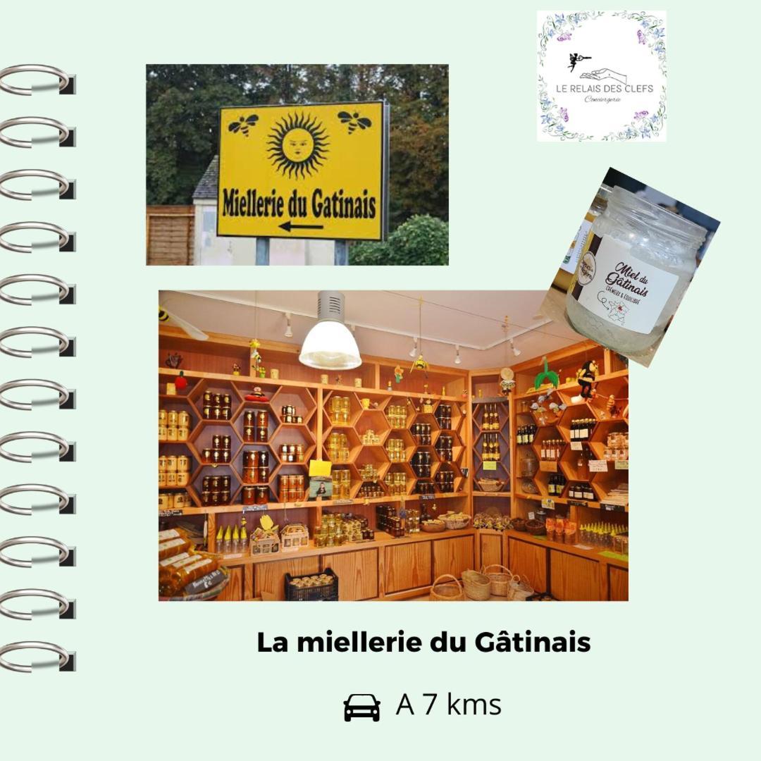 Le Relais Des Clefs - Au Calme Du Gatinais - Escapade A Deux - Terrasse Privee - Wifi - Offre Romantique Sur Demande Valpuiseaux Extérieur photo